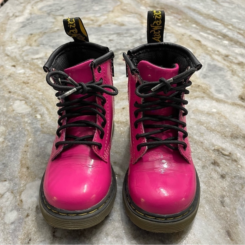 Dr. Martens 1460 8-Eye Boot - Little Kid Pink - Picture 4 of 12